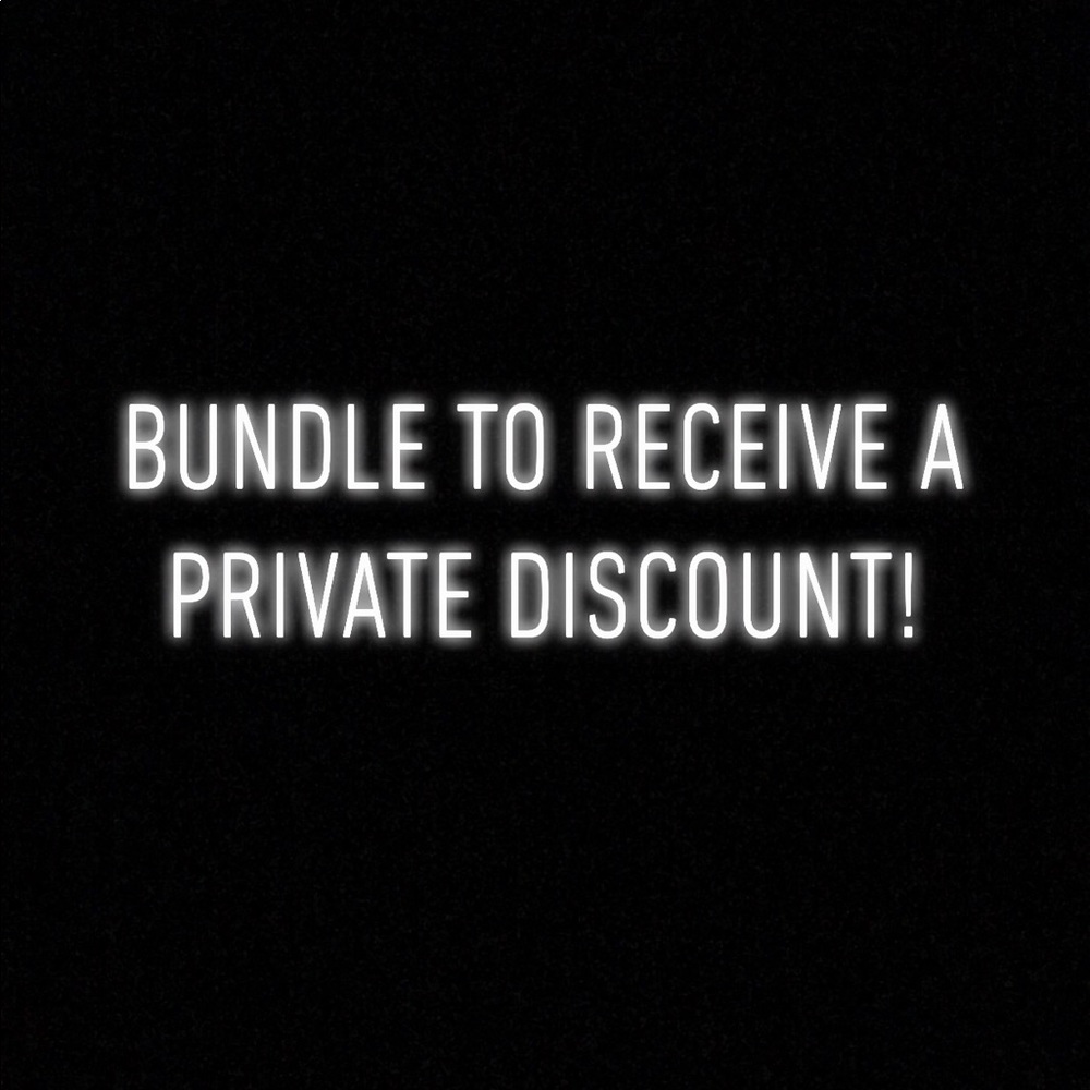 Bundle to receive a private discount!